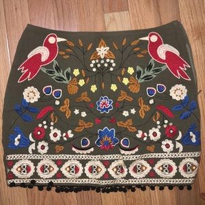 Embroidered Skirt